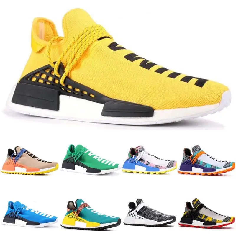 2019 NMD Human Race Mens Running Shoes Pharrell Williams Sample Yellow Core Black Sport Designer Shoes Sneakers
2019 NMD Human Race Mens Running Shoes Pharrell Williams Sample Yellow Core Black Sport Designer Shoes Sneakers
