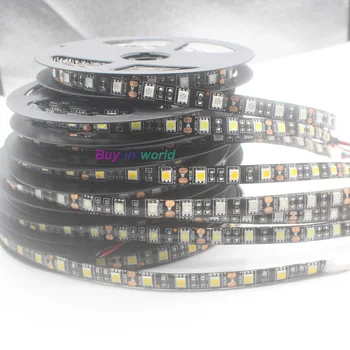 Black PCB 5m 5050 DC12V Flexible LED Light 60 LED/m RGB Red Blue Green Warm Cold White UV Color LED Strip light IP20 /IP65
Black PCB 5m 5050 DC12V Flexible LED Light 60 LED/m RGB Red Blue Green Warm Cold White UV Color LED Strip light IP20 /IP65