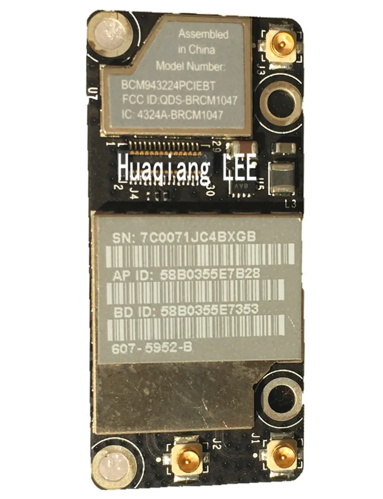 BCM94322PCIEBT For 13.3" White Unibody MB A1342 a1286 Airport Card Wifi Blutooth Card 661-5388 661-5541
BCM94322PCIEBT For 13.3" White Unibody MB A1342 a1286 Airport Card Wifi Blutooth Card 661-5388 661-5541