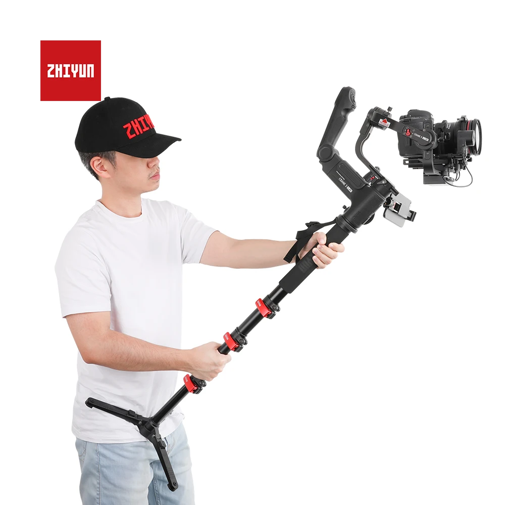 ZHIYUN Original Crane 3 Gimbal Accessories 1/4" to 3/8" Screw TransMount Telescopic Monopod for Weebill Lab/ Crane 2/ Crane Plus
ZHIYUN Original Crane 3 Gimbal Accessories 1/4" to 3/8" Screw TransMount Telescopic Monopod for Weebill Lab/ Crane 2/ Crane Plus