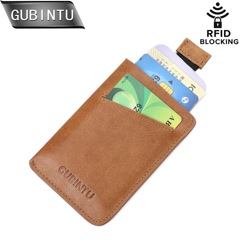 GUBINTU RFID Small Genuine Leather Clutch Wallet Men Credit Card & ID Holders Fame Compact Mini Purse Cash Women Card Holder
GUBINTU RFID Small Genuine Leather Clutch Wallet Men Credit Card & ID Holders Fame Compact Mini Purse Cash Women Card Holder