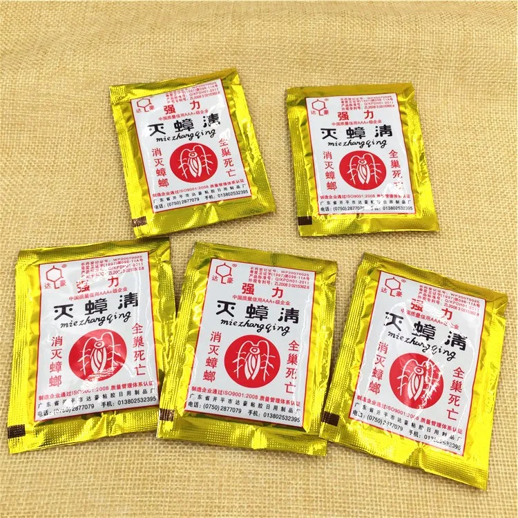 10 pcs Powerful Effective Cockroach Killing Bait Cockroach Control Bait Pest Control idea for Kitchen Restaurant