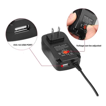 30W Universal Mains AC DC Power Adapter 3V To 12V Voltage Charger Supply with 8 Tips UY8
30W Universal Mains AC DC Power Adapter 3V To 12V Voltage Charger Supply with 8 Tips UY8