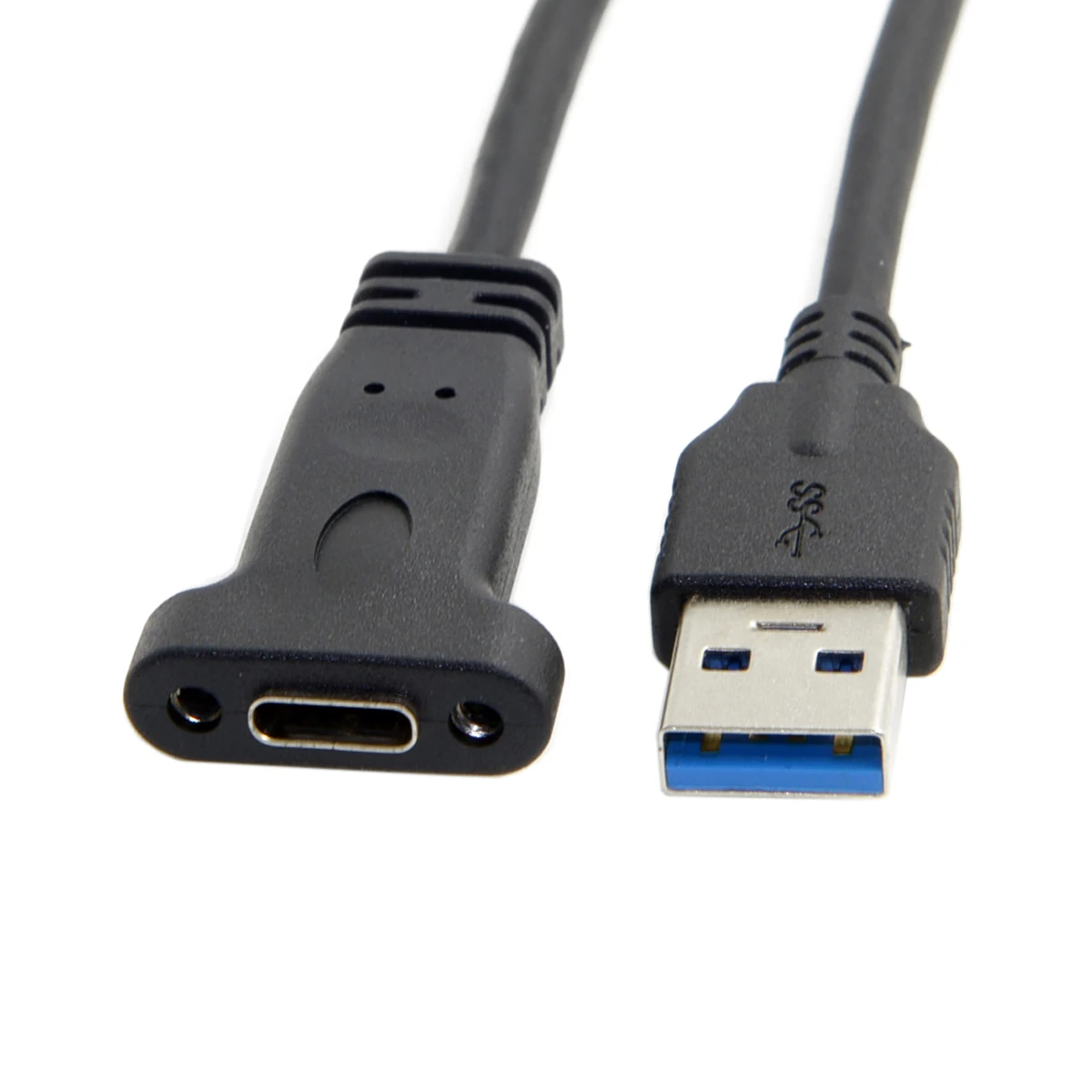 CYDZ 20cm USB 3.1 Type C USB-C Female to USB 3.0 A Male Data Cable with Panel Mount Screw Hole
CYDZ 20cm USB 3.1 Type C USB-C Female to USB 3.0 A Male Data Cable with Panel Mount Screw Hole