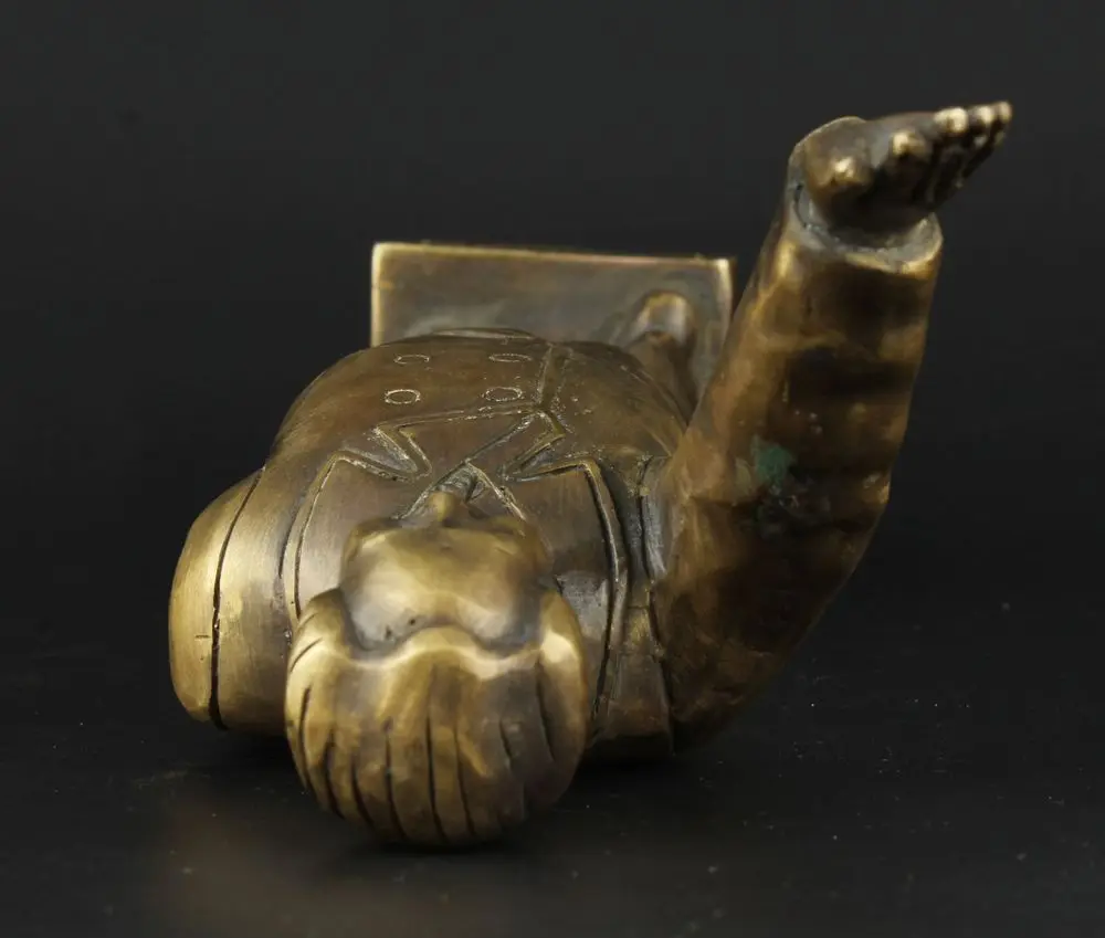S0768 China Collect Manual Sculpture Great Leader MAO Zedong Bronze Statue Ornaments
S0768 China Collect Manual Sculpture Great Leader MAO Zedong Bronze Statue Ornaments