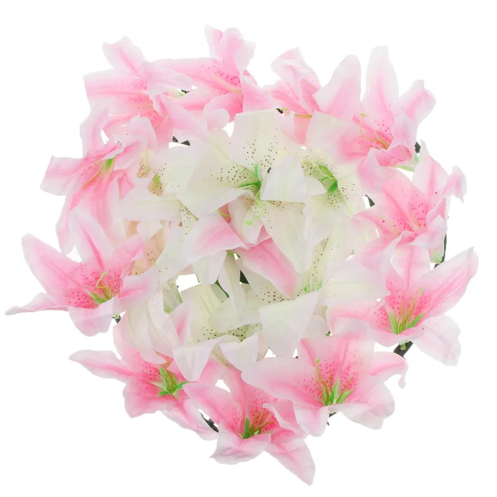 Artificial Silk Lily Funeral Memorial Wreath Flower Tombstone Grave Flower Artificial Silk Lily Funeral Memorial Wreath Flower Tombstone Grave Flower