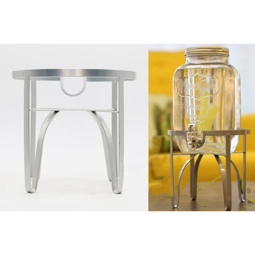 Vintage Metal Storage Organizer Round Stand Jars Drinks Beverage Options Dispenser for Party Bar Pub Celebration Vintage Metal Storage Organizer Round Stand Jars Drinks Beverage Options Dispenser for Party Bar Pub Celebration