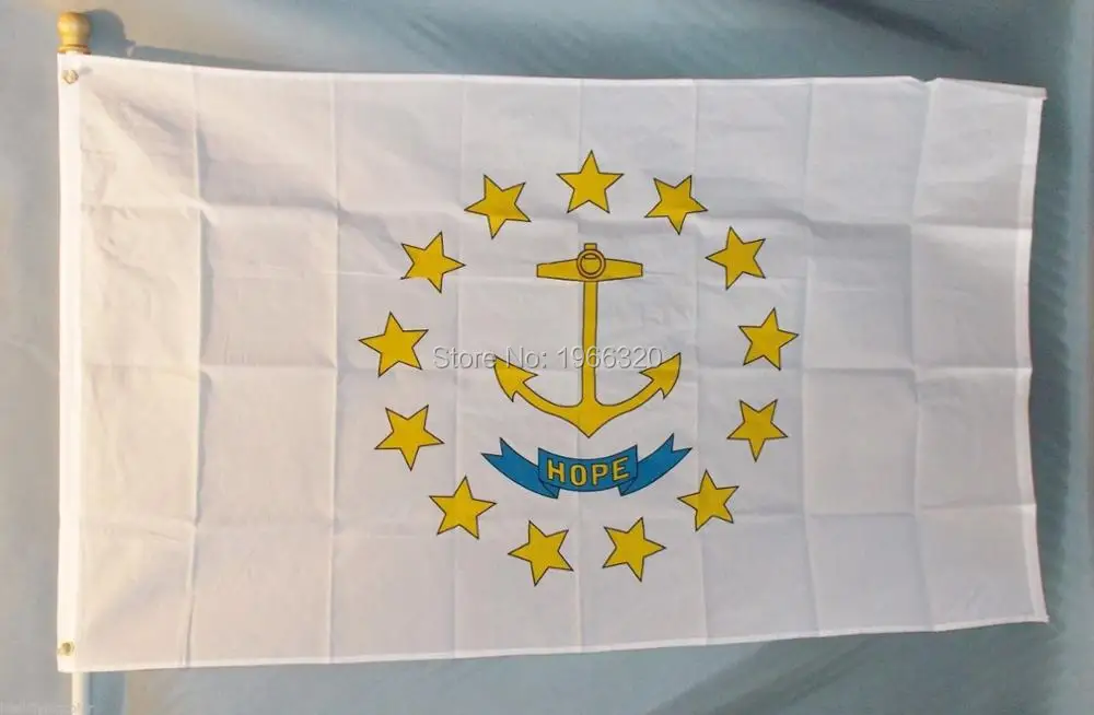STATE OF RHODE ISLAND 3X5 FLAG NEW RI
