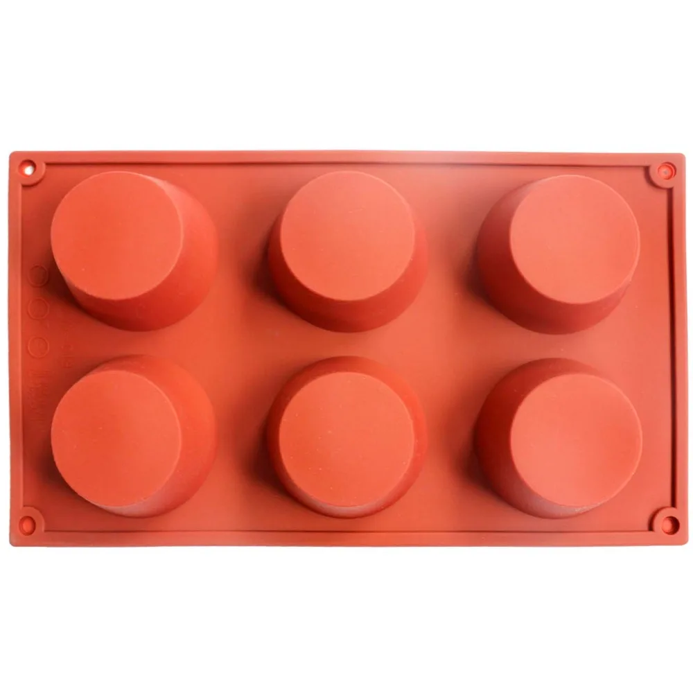6 Holes Cylinder Silicone Mould For Handmade Soap Jelly Pudding Cake Mould Cookie Mould Flexible Silicone Soap Mould Chocolate
6 Holes Cylinder Silicone Mould For Handmade Soap Jelly Pudding Cake Mould Cookie Mould Flexible Silicone Soap Mould Chocolate