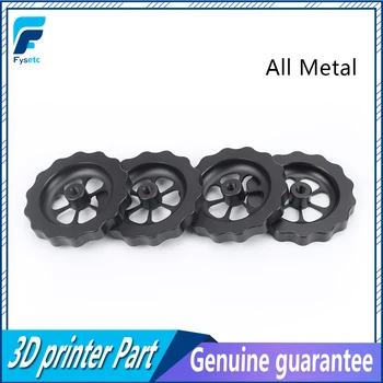 4pcs 3D Printer Parts Big Hand Twist Leveling Nut All Metal For TEVO Tornado 3D Printer Ultimate Leveling Knob Leveler M5 thread
4pcs 3D Printer Parts Big Hand Twist Leveling Nut All Metal For TEVO Tornado 3D Printer Ultimate Leveling Knob Leveler M5 thread