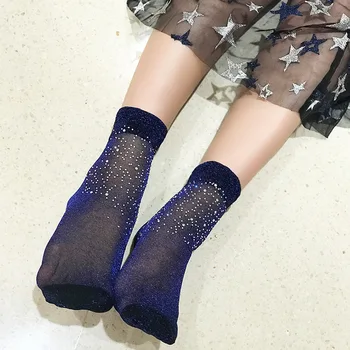 New Arrrival 2019 Fashion Comfortable Women Fashion Transparent Beautiful Rhinestone Crystal Short Socks High QUality Hot
New Arrrival 2019 Fashion Comfortable Women Fashion Transparent Beautiful Rhinestone Crystal Short Socks High QUality Hot