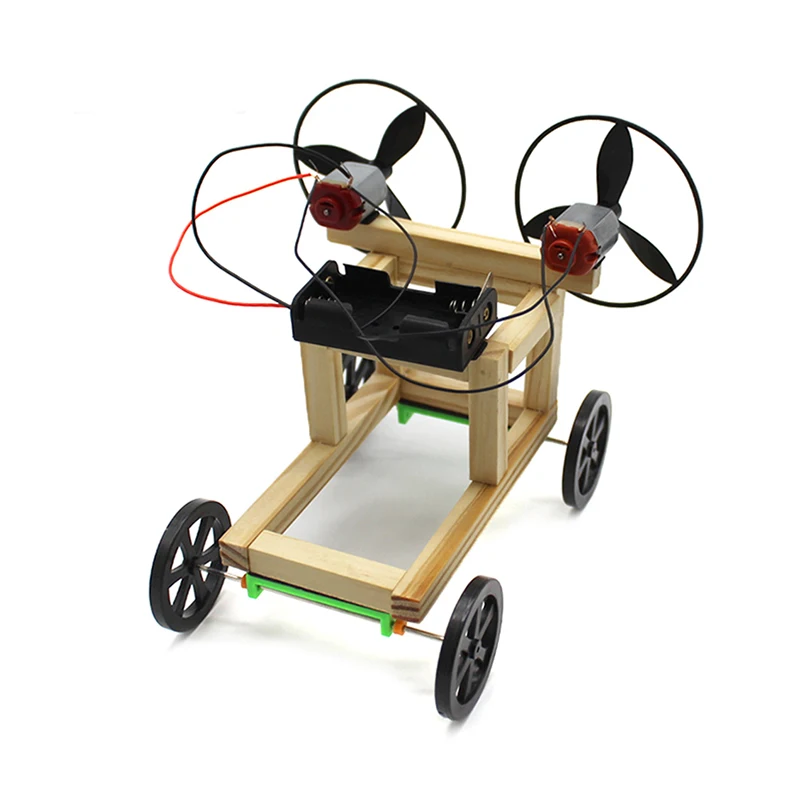 Science Physical DIY Wind Power Car 4WD Model Wood ElectricExperiments Assemble Kit Education Toys Motor for Kids
Science Physical DIY Wind Power Car 4WD Model Wood ElectricExperiments Assemble Kit Education Toys Motor for Kids