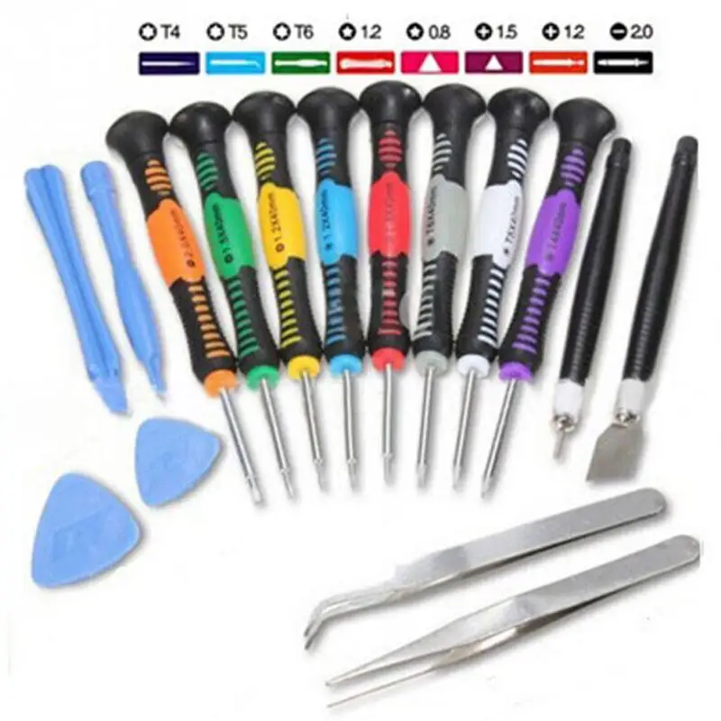 

16pcs/set Screwdriver Set Mobile Phone Repair Tool Kit For i Phone 4 5 6 i Pad i Pod Electronics Repairing Tools