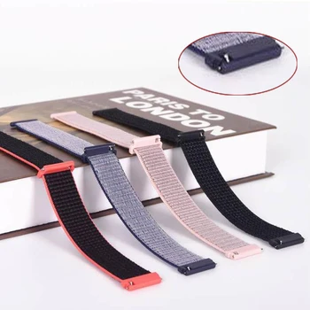 Nylon For Amazfit bip Strap Watch Band 20mm Correa For xiaomi amazfit bip Bracelet/Samsung galaxy watch 42mm/Gear s2 sport women
Nylon For Amazfit bip Strap Watch Band 20mm Correa For xiaomi amazfit bip Bracelet/Samsung galaxy watch 42mm/Gear s2 sport women