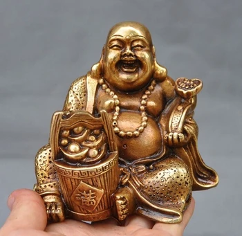 ZSR ZSR 1014+++++china Buddhism temple brass wealth Ruyi Ingots coin happy Maitreya Buddha statue
ZSR ZSR 1014+++++china Buddhism temple brass wealth Ruyi Ingots coin happy Maitreya Buddha statue