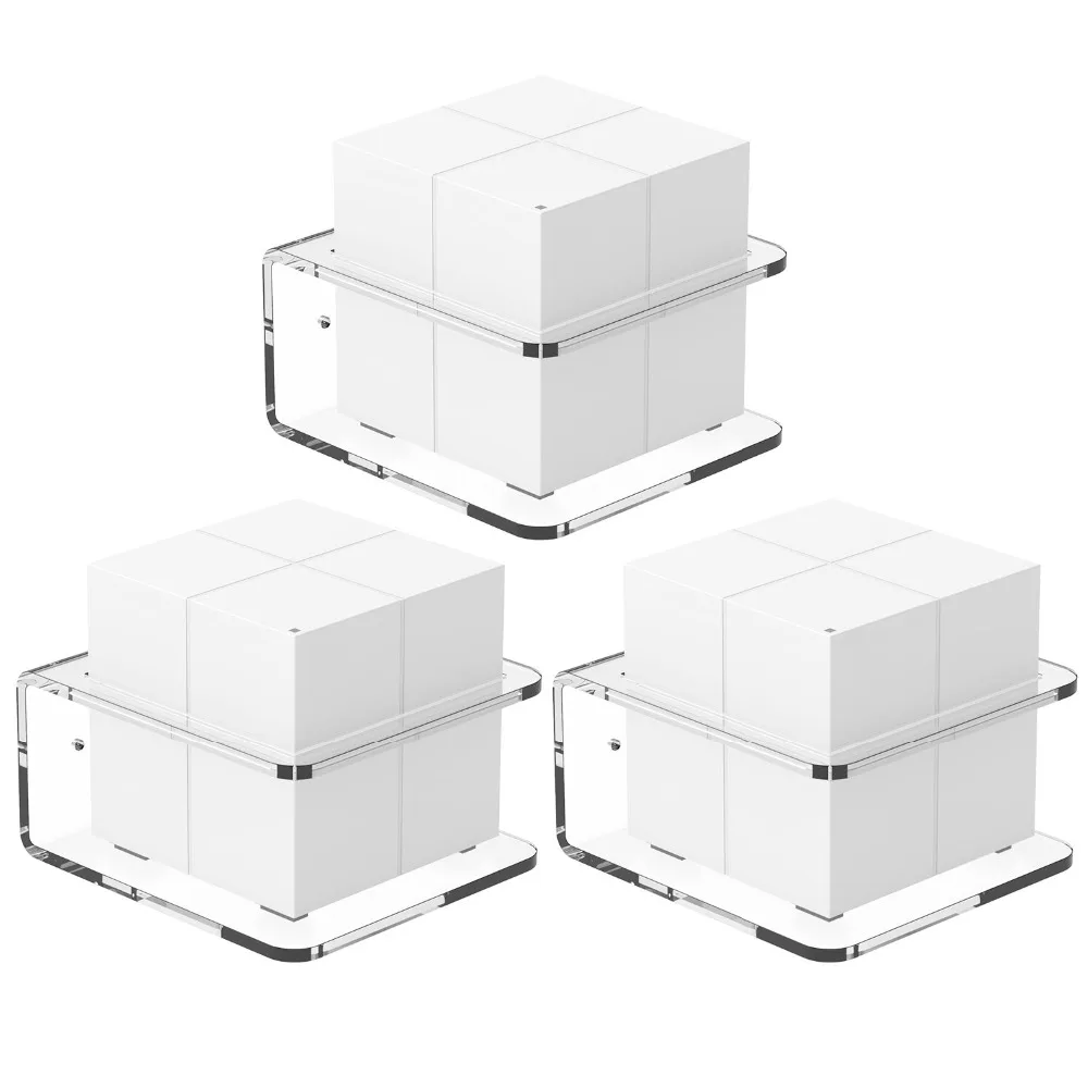 3 PCS Wall Mount Adjustable Holder For Tenda Nova Routers Whole Home Mesh WiFi System white Stand Ceiling Bracket Acrylic
3 PCS Wall Mount Adjustable Holder For Tenda Nova Routers Whole Home Mesh WiFi System white Stand Ceiling Bracket Acrylic