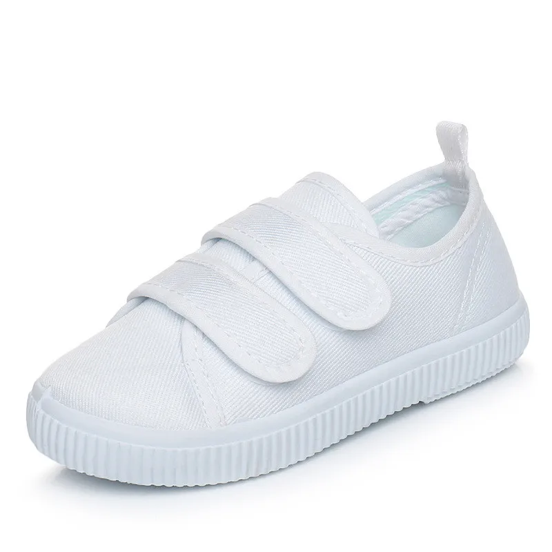 Zapatillas de Lona Blanca para Escuela Infantil y Spain Ubuy - Main Image