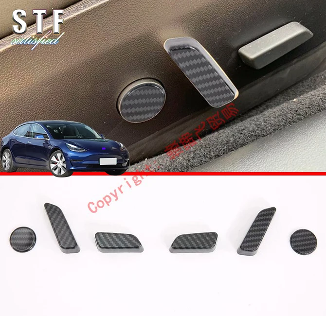 Carbon Fiber Style Interior Seat Adjustment Handle Cover Trim For Tesla Model 3 2017 2018 2019 Car Accessories Stickers W4
Carbon Fiber Style Interior Seat Adjustment Handle Cover Trim For Tesla Model 3 2017 2018 2019 Car Accessories Stickers W4