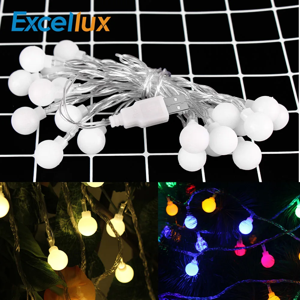 Led Fairy Lights 2M 3M 5M USB / Battery LED String Lights Ball Stars Led Light Garland For Christmas Lights Outdoor Party
Led Fairy Lights 2M 3M 5M USB / Battery LED String Lights Ball Stars Led Light Garland For Christmas Lights Outdoor Party