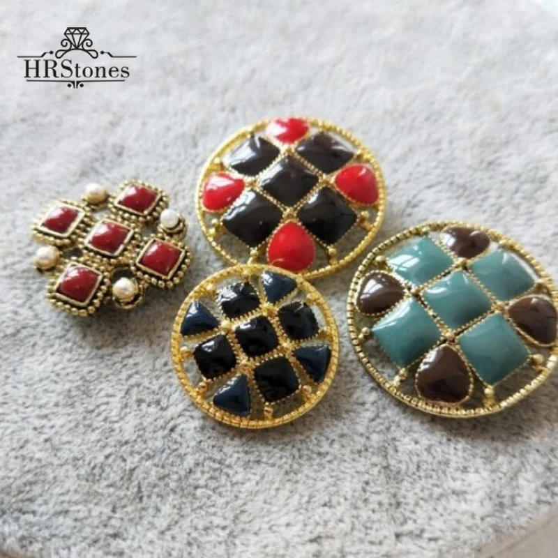 2.8cm Drip Button Round National Wind Clothes Decorative Alloy Clothing Accessories Button
2.8cm Drip Button Round National Wind Clothes Decorative Alloy Clothing Accessories Button