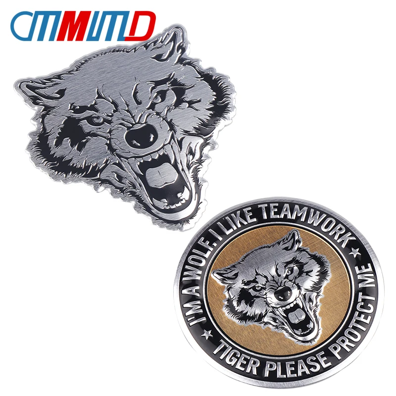 Car Styling 3D aluminum Wolf head Emblem sticker Badge Auto Decal for Motorcycle Motorbike Car Door Stickers Truck Helmet Decor
Car Styling 3D aluminum Wolf head Emblem sticker Badge Auto Decal for Motorcycle Motorbike Car Door Stickers Truck Helmet Decor