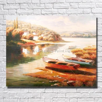 Small boat on the River Wall Picture Nature Landscape Oil Painting On Canvas Hand Made Chinese Wall Art 
Small boat on the River Wall Picture Nature Landscape Oil Painting On Canvas Hand Made Chinese Wall Art