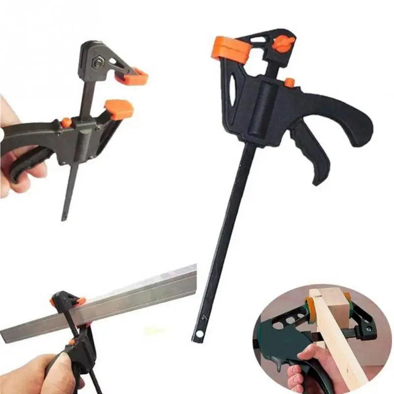 Quick Woodworking Clip DIY Carpentry Quick Release Bar Clamp Practical 4 inch Plastic Woodworking Bar F Clamp Clamping Device
Quick Woodworking Clip DIY Carpentry Quick Release Bar Clamp Practical 4 inch Plastic Woodworking Bar F Clamp Clamping Device