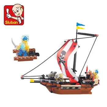 Sluban 0279 226Pcs Caribbean Pirates Ship Boat Three dolls Building Blocks Children Toys Educational gifts Compatible With Toys
Sluban 0279 226Pcs Caribbean Pirates Ship Boat Three dolls Building Blocks Children Toys Educational gifts Compatible With Toys