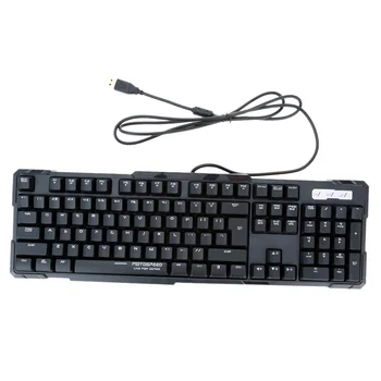 MOTOSPEED Professional Mechanical Gaming Esport Keyboard with Tactile High-speed 104 Keys Anti-ghosting Blue Switches USB Wired
MOTOSPEED Professional Mechanical Gaming Esport Keyboard with Tactile High-speed 104 Keys Anti-ghosting Blue Switches USB Wired