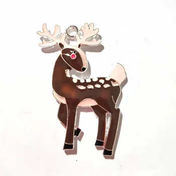Factory Customized Alloy Pendants Deer Pattern Jewelry Accessories Wholesale For Kids Girls Chunky Bead Necklace Making 100pcs
Factory Customized Alloy Pendants Deer Pattern Jewelry Accessories Wholesale For Kids Girls Chunky Bead Necklace Making 100pcs