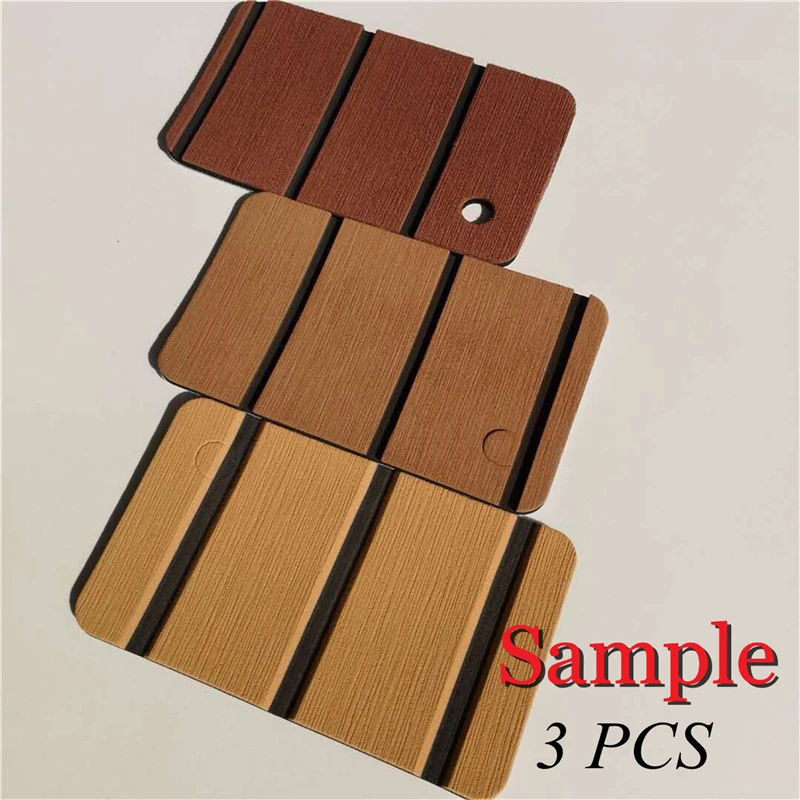 Brown Colors Sample Teak Decking For Boat Yacht EVA Marine Flooring Carpet Brown Mat With Adhesive 3PCS Boat Accessories
Brown Colors Sample Teak Decking For Boat Yacht EVA Marine Flooring Carpet Brown Mat With Adhesive 3PCS Boat Accessories