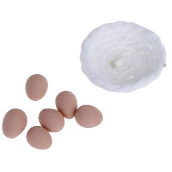 1Set 1/12 Scale Simulation Eggs and Nest Set Dollhouse Miniature Chicken for Kids Kitchen Pretend Play Toy Micro Landscape
1Set 1/12 Scale Simulation Eggs and Nest Set Dollhouse Miniature Chicken for Kids Kitchen Pretend Play Toy Micro Landscape
