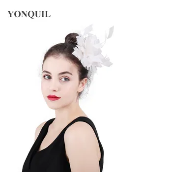 Lady Feather flower hair clips Church Fascinator Hair Accessory women Headband Wedding Flower Fascinators Female Party Headwear
Lady Feather flower hair clips Church Fascinator Hair Accessory women Headband Wedding Flower Fascinators Female Party Headwear