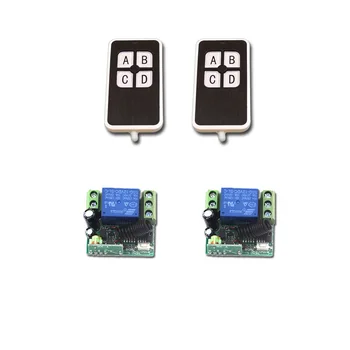 DC12V 1CH 10A Mini Size Wireless Remote Control Switch 2*Receiver&2*Transmitter for Light Lamp LED SMD ON OFF M T L Adjustable
DC12V 1CH 10A Mini Size Wireless Remote Control Switch 2*Receiver&2*Transmitter for Light Lamp LED SMD ON OFF M T L Adjustable