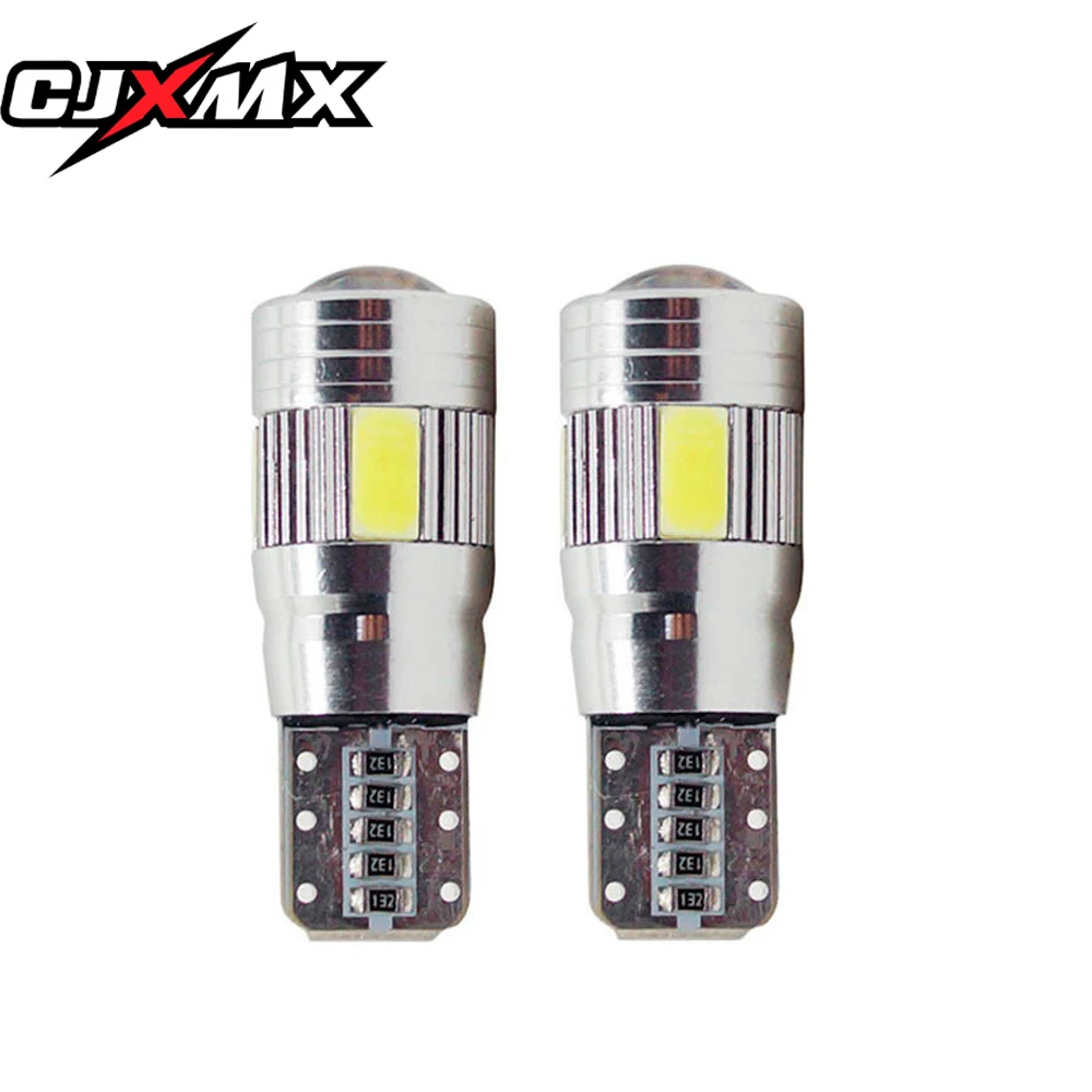 CJXMX Car Bulb Canbus T10 W5W 194 5630 6 SMD LED Light Dome Reading Parking Lights Sidelight Lamp Turn Signal Clearance Lights
CJXMX Car Bulb Canbus T10 W5W 194 5630 6 SMD LED Light Dome Reading Parking Lights Sidelight Lamp Turn Signal Clearance Lights