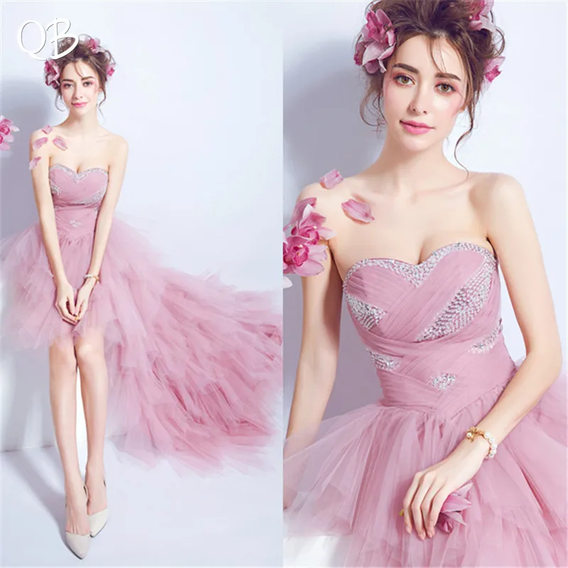 Pink High Low Sweetheart Ruffle Sequins Beaded Sexy Short Evening Dresses 2019 New Fashion Bride Party Prom Dress XH115
Pink High Low Sweetheart Ruffle Sequins Beaded Sexy Short Evening Dresses 2019 New Fashion Bride Party Prom Dress XH115