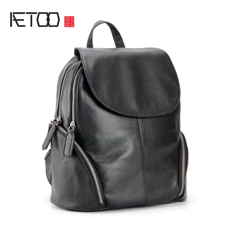 AETOO Head cowhide double Shoulder bag leather large capacity multi-compartment bag women's College wind retro backpack
AETOO Head cowhide double Shoulder bag leather large capacity multi-compartment bag women's College wind retro backpack
