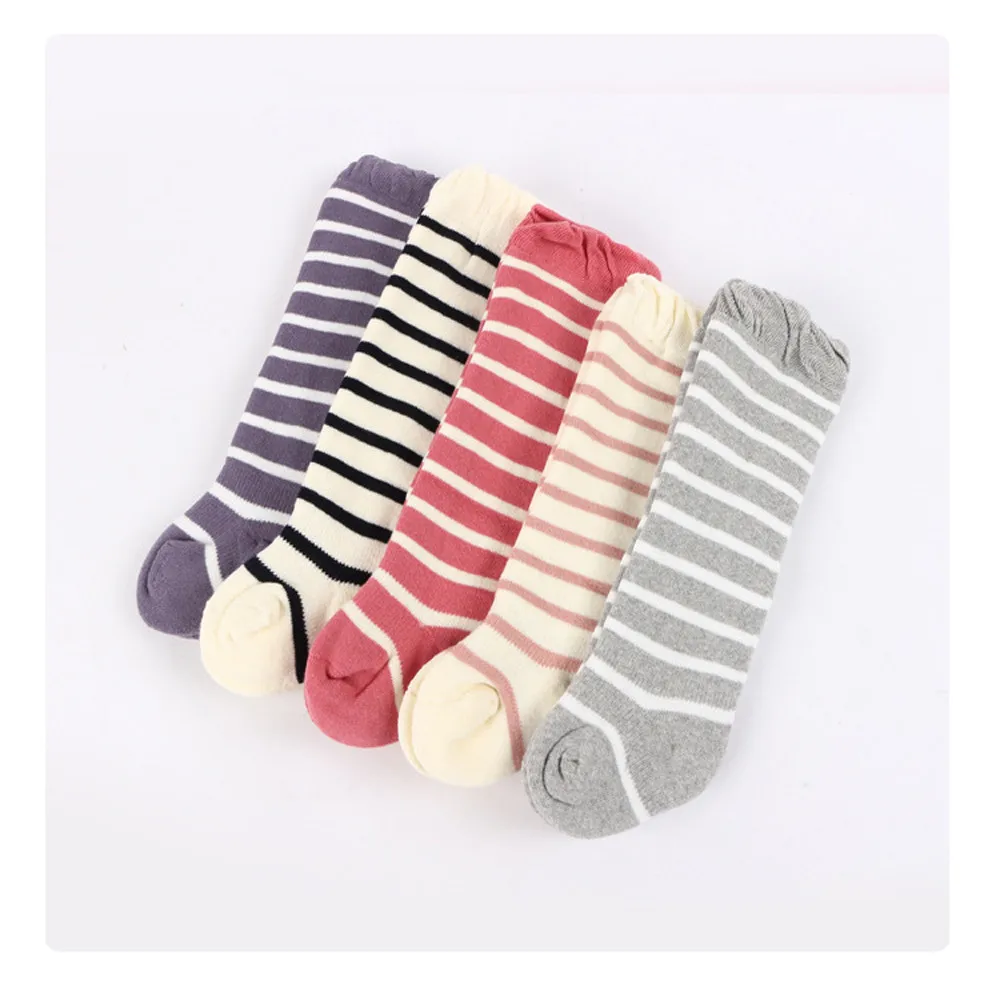 Baby Girl Socks Knee High Bows Striped Children Socks Comfortable Breathable Kids Socks
Baby Girl Socks Knee High Bows Striped Children Socks Comfortable Breathable Kids Socks