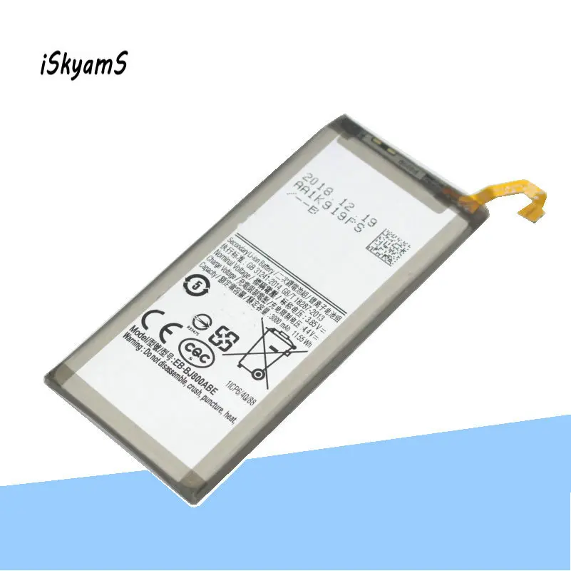 iSkyamS 1x 3000mAh Replacement Battery EB-BJ800ABE For Samsung Galaxy A6 (2018) SM-A600 A600F For Galaxy J6 J600F
iSkyamS 1x 3000mAh Replacement Battery EB-BJ800ABE For Samsung Galaxy A6 (2018) SM-A600 A600F For Galaxy J6 J600F