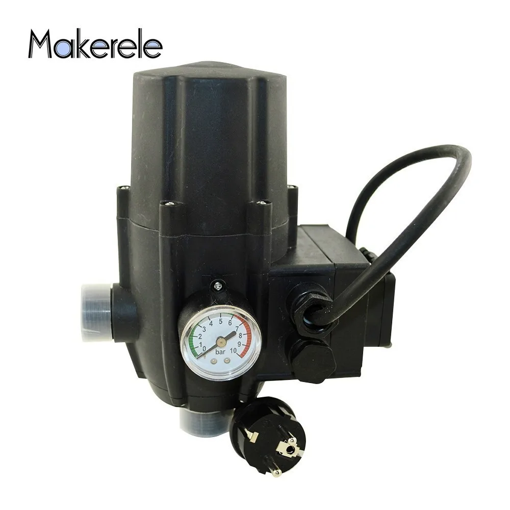 G1" Male Water Pump Pressure Controller Electronic Switch Control Automatic Plug Socket Wires CE Certificate MK-WPPS11
G1" Male Water Pump Pressure Controller Electronic Switch Control Automatic Plug Socket Wires CE Certificate MK-WPPS11