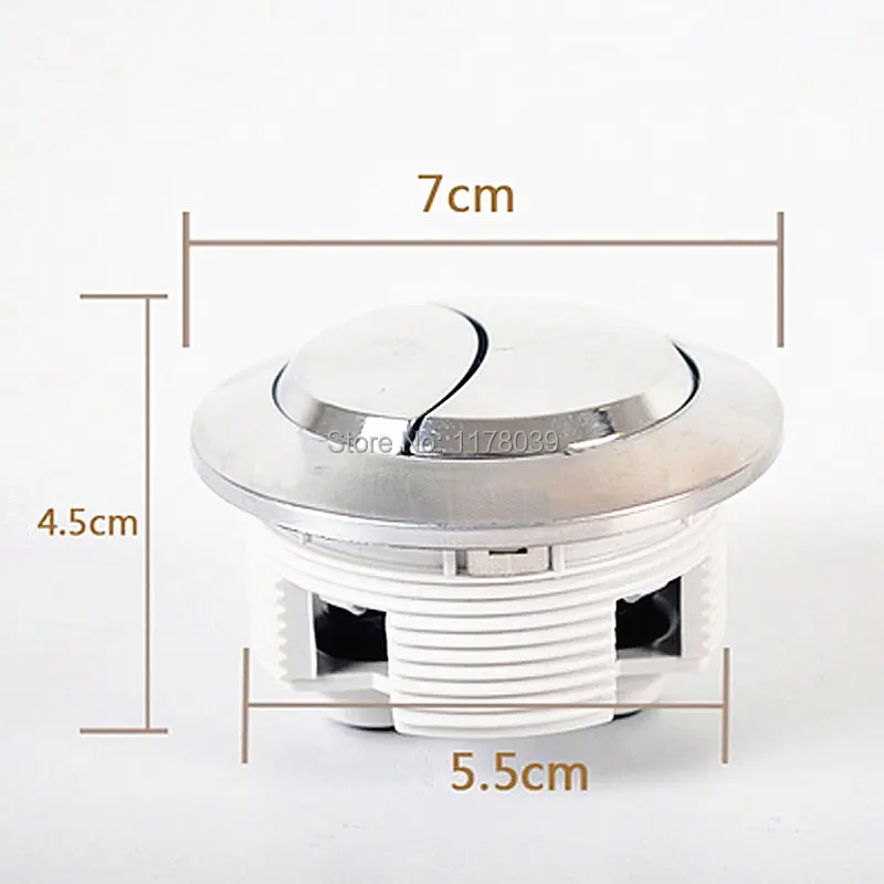 Toilet Round flush switch button,Top diameter 7cm Toilet water tank dual button,Toilet round double Push Buttons,J17358
Toilet Round flush switch button,Top diameter 7cm Toilet water tank dual button,Toilet round double Push Buttons,J17358