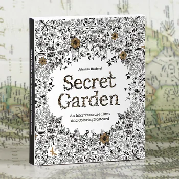 English Edition Secret Garden 30 Sheets Coloring Card Tintage Postcards DIY Painting Drawing Book Colouring Books
English Edition Secret Garden 30 Sheets Coloring Card Tintage Postcards DIY Painting Drawing Book Colouring Books