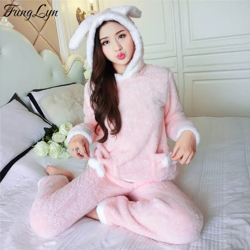 FLC098 Witer теплые пижамы кигуруми фланелевые с животными Pigiama Donna женские пижамные