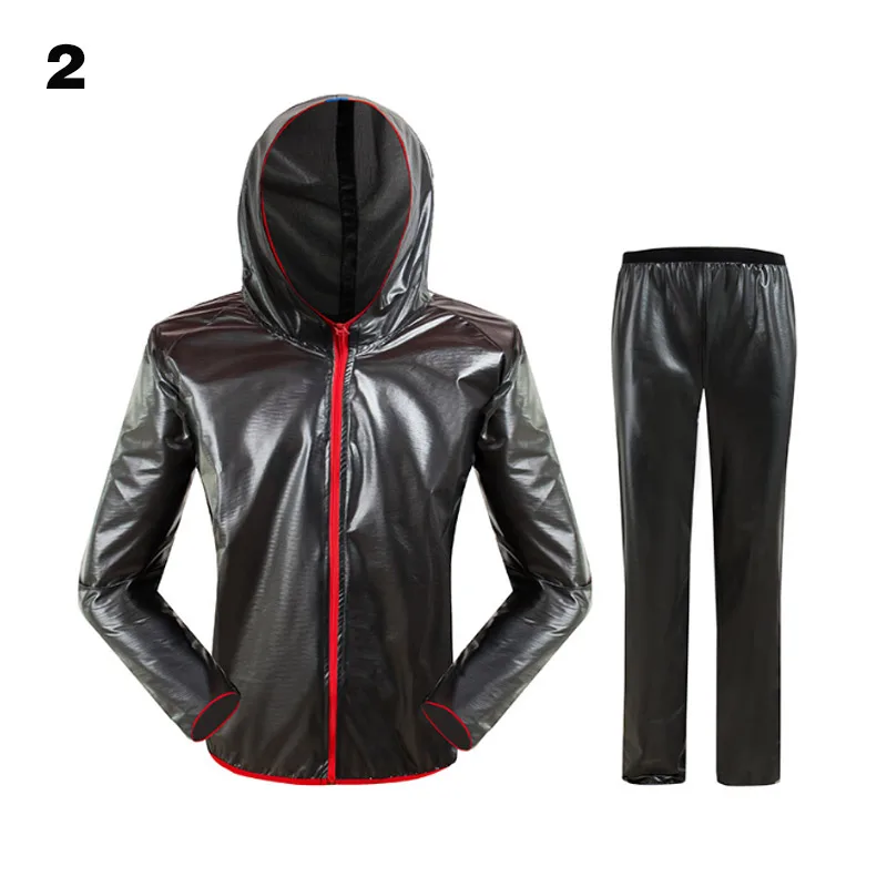 Men Women Rain Suit Waterproof Wear Resistant Zipper Hooded Jacket Trouser Set for Camping Cycling &T8
Men Women Rain Suit Waterproof Wear Resistant Zipper Hooded Jacket Trouser Set for Camping Cycling &T8