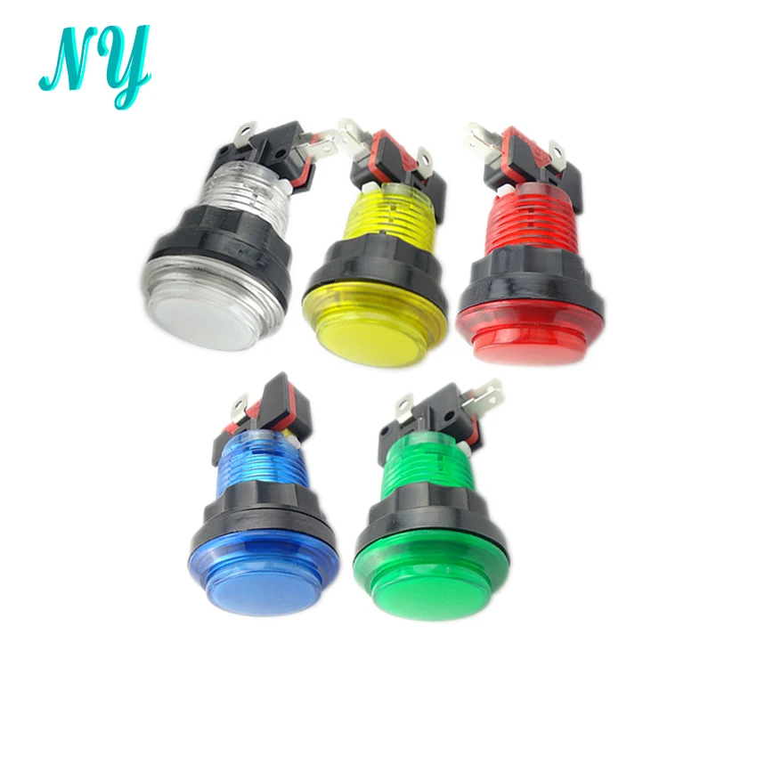30mm LED Light Lamp Arcade push button little Round Arcade Video Game Player Push Button+ microswitch+stents 5 color
30mm LED Light Lamp Arcade push button little Round Arcade Video Game Player Push Button+ microswitch+stents 5 color