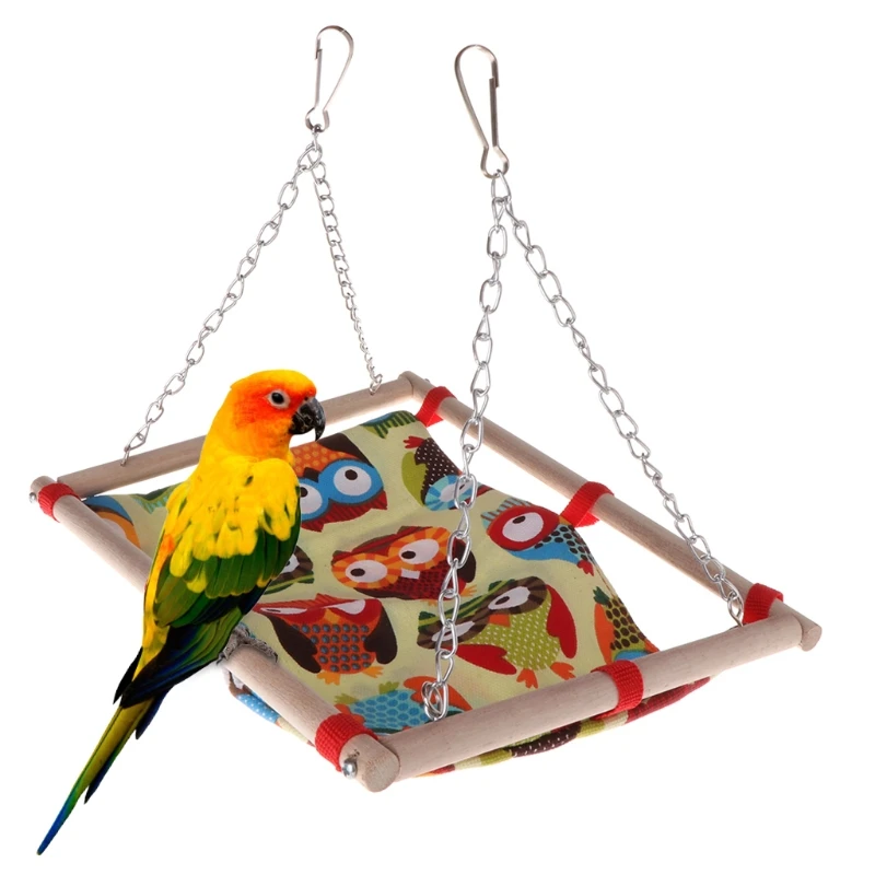 Pet Bird Hammock Swing Toys Owl Wood Hanging Cage Parrot Birds Hamster Budgie Parakeet Bed Bird Chewing Toy
Pet Bird Hammock Swing Toys Owl Wood Hanging Cage Parrot Birds Hamster Budgie Parakeet Bed Bird Chewing Toy
