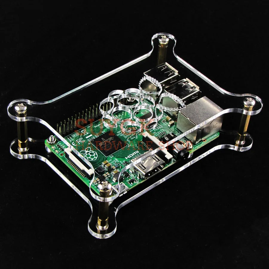 Raspberry PI 3 model B+plus Transparent Acrylic Case Cover Shell Enclosure Box for Raspberry PI 2,PI3 Model B, PI 3B
Raspberry PI 3 model B+plus Transparent Acrylic Case Cover Shell Enclosure Box for Raspberry PI 2,PI3 Model B, PI 3B