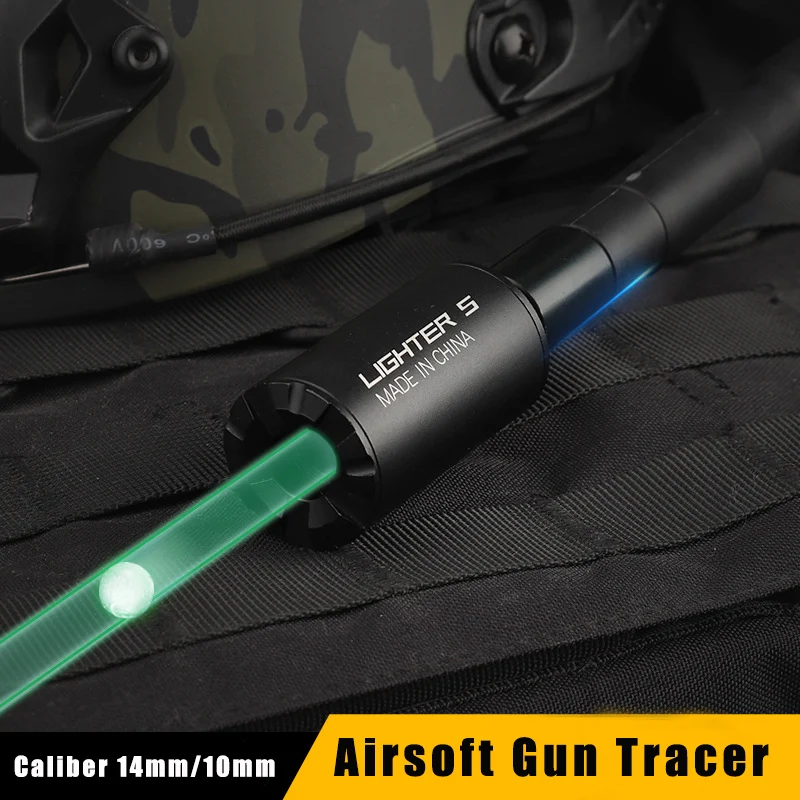 Lighter S Airsoft Gun Tracer Unit Glow in Dark Caliber 14mm/10mm Rifle Pistol Tracer for Paintball CS Shooting Tactical Tracer
Lighter S Airsoft Gun Tracer Unit Glow in Dark Caliber 14mm/10mm Rifle Pistol Tracer for Paintball CS Shooting Tactical Tracer