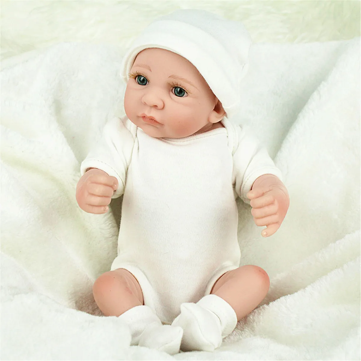 11 inches 28cm Silicone Vinyl Reborn Newborn Dolls Baby Dolls Handmade Lifelike Baby Boy Doll with Clothes for Kids Toys Gift
11 inches 28cm Silicone Vinyl Reborn Newborn Dolls Baby Dolls Handmade Lifelike Baby Boy Doll with Clothes for Kids Toys Gift