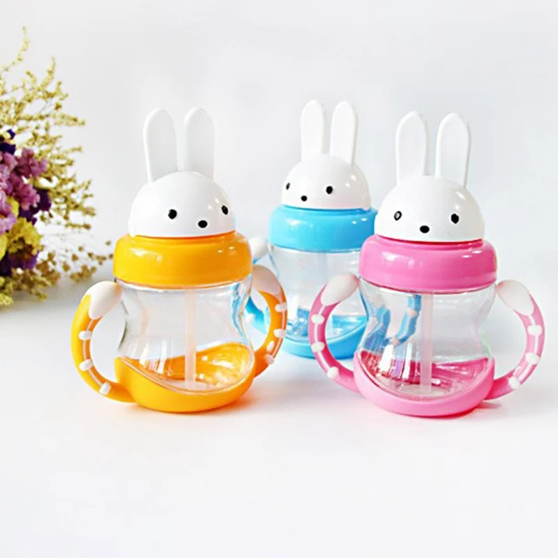 Cute Rabbit Baby Feeding Cup With Straw Children Learn Feeding Drinking Bottle With Handle Kids Water Bottles Training Cup
Cute Rabbit Baby Feeding Cup With Straw Children Learn Feeding Drinking Bottle With Handle Kids Water Bottles Training Cup